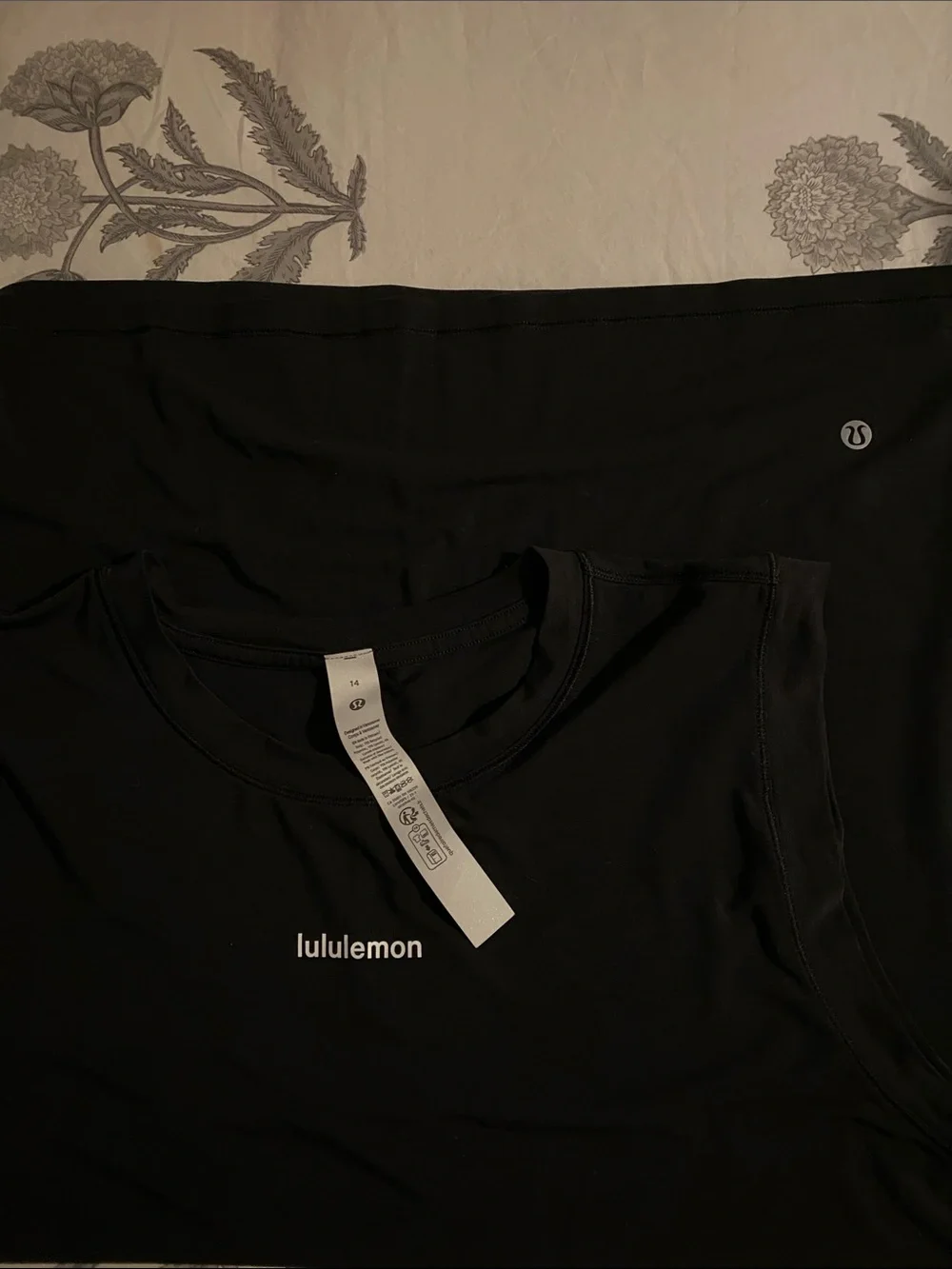 lululemon athletica Black Muscle Tee